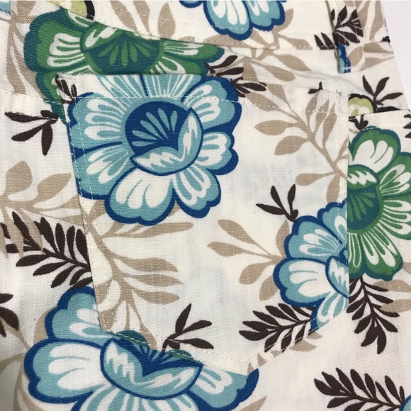 Ann Taylor LOFT Floral Ruffled Mini Skirt 6P - Picture 4 of 12